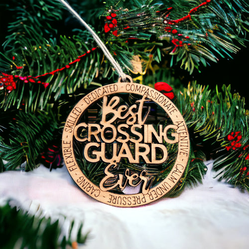 Best Crossing Guard Ornament