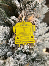Load image into Gallery viewer, 2023 - Bus Driver Gift Card Holder Ornament