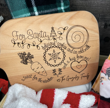 Load image into Gallery viewer, Santa Cutting Board